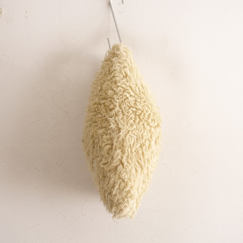 エムエム6メゾンマルジェラ MM6 Maison Margiela *ファーバッグ*かばん手提げベージュ1125(ba7-2511-10)【42K52】_画像2