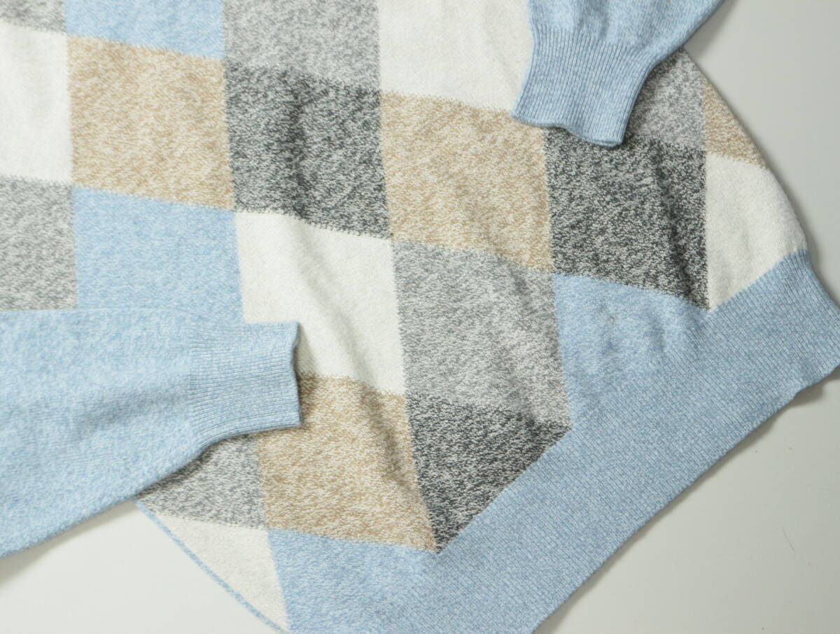 C304/BALLANTYNE/バランタイン/BERK/スコットランド製/カシミヤ100/クルーネック/カシミヤニットセーター/46サイズ/_画像2