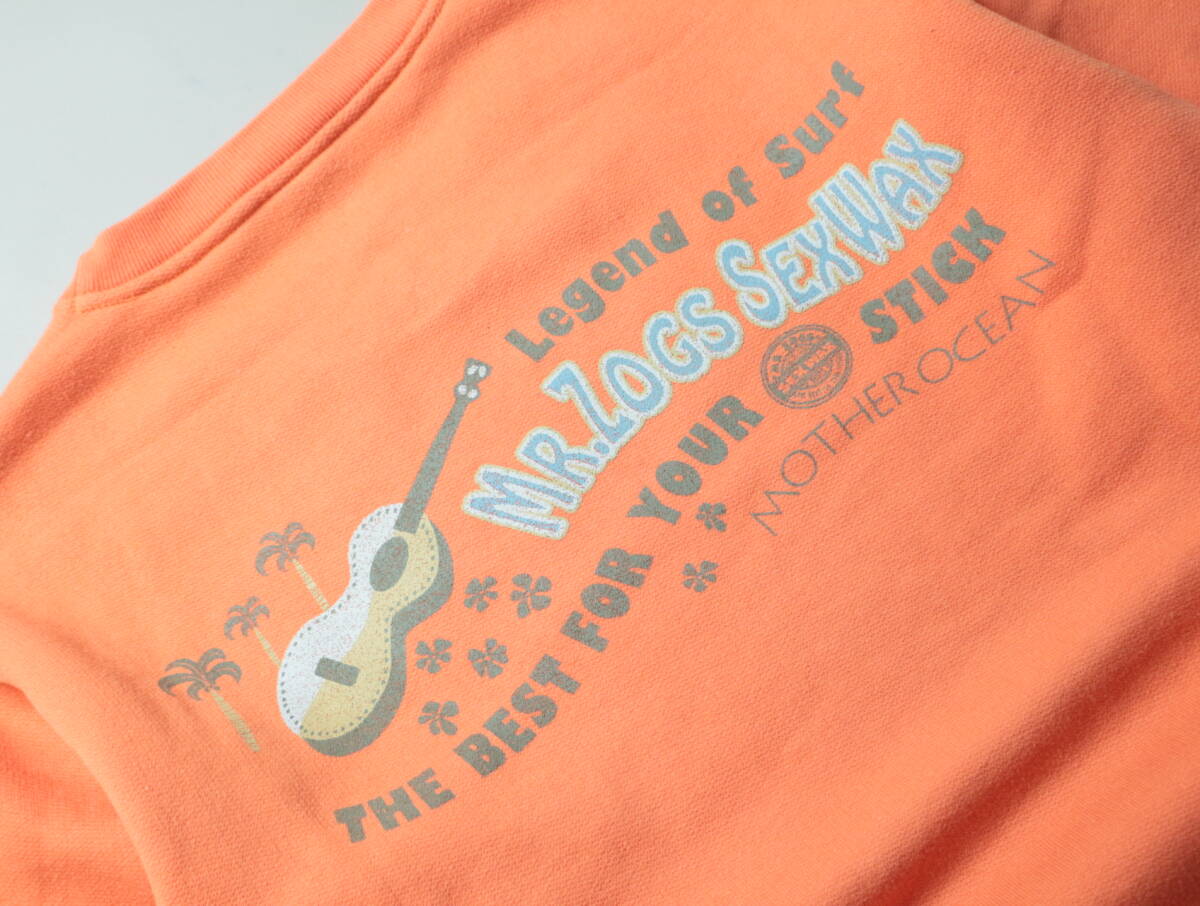 C341/MR.ZOGS/Mr Zogs/セックスワックス/SEXWAX/スウェットシャツ/トレーナー/オレンジ/Mサイズ/オールドサーフ/_画像5