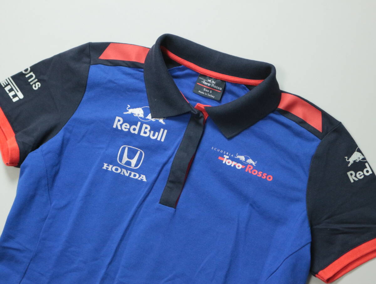 C358/toro rosso/スクーデリア/トロロッソ/レッドブル/Red Bull/ジップパーカー/ポロシャツ/セット売り/2枚セット/XS/Sサイズ/ブルー/_画像9