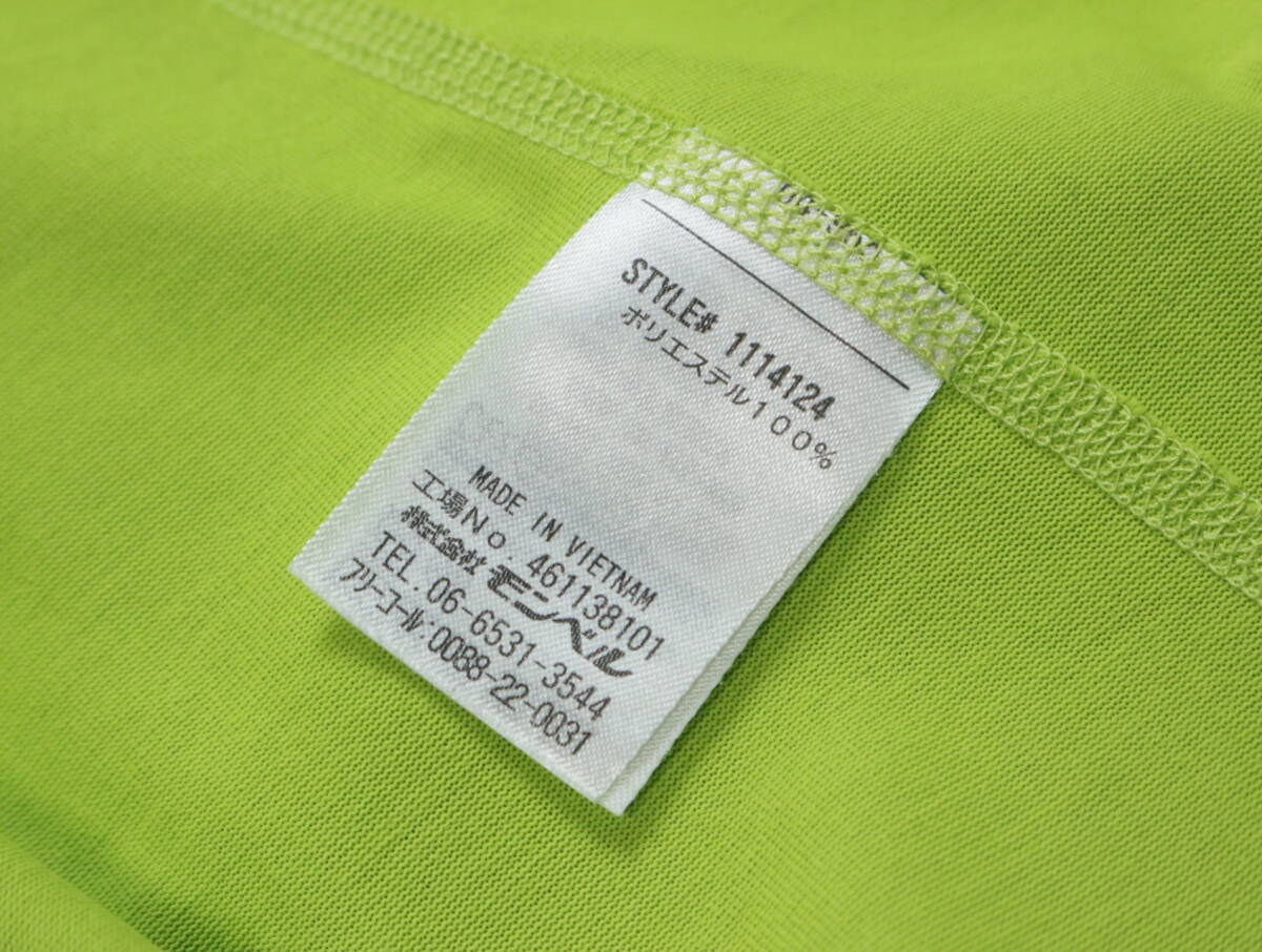 C400/mont-bell/モンベル/#1114124/WIC.ジップシャツ/美品/黄緑/長袖/トップス/XLサイズ/アウトドア/登山_画像5