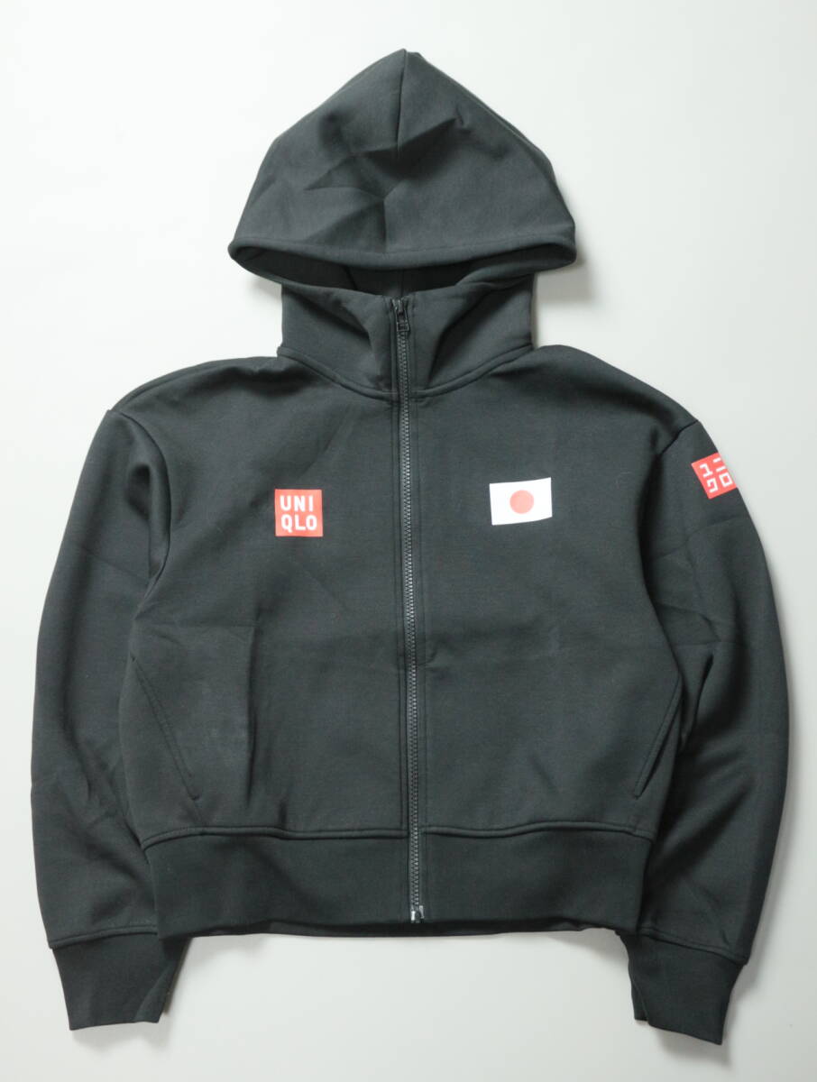 C354/UNIQLO/ユニクロ/レア/希少/テニス/日本代表/ジャージ/フーデットジャケット/Mサイズ/ブラック/ウィメンズ/支給品/新品同様/_画像1