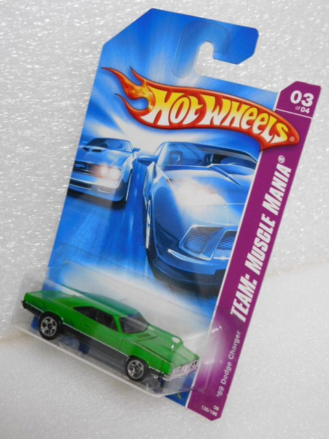 ★ ホットウィール ★ HOTWHEELS ★ TEAM:MUSCLE MANIA ★ 69 ダッジ チャージャー ★ 69 DODGE CHARGER _画像3