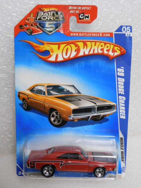 ★ ホットウィール ★ HOTWHEELS ★ MUSCLE MANIA ★ 69 ダッジ チャージャー 赤 ★ 69 DODGE CHARGER _画像1