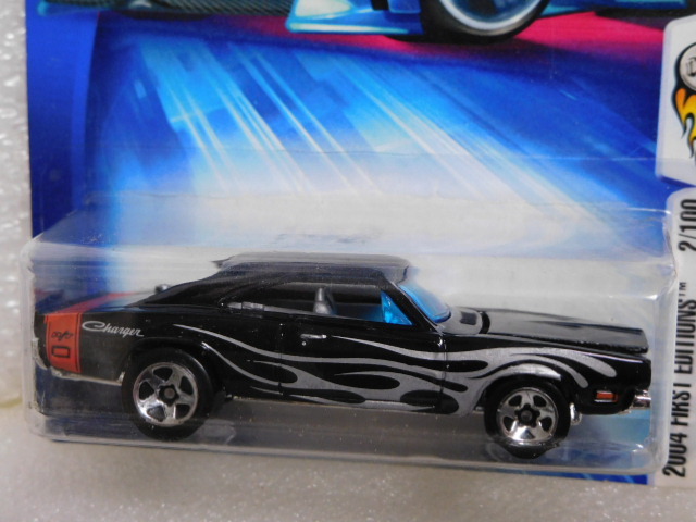 ★　ホットウィール　★　HOTWHEELS　★　2004　FIRST　EDITIONS　★　69　ダッジ　チャージャー　★　69　DODGE　CHARGER　　_画像4