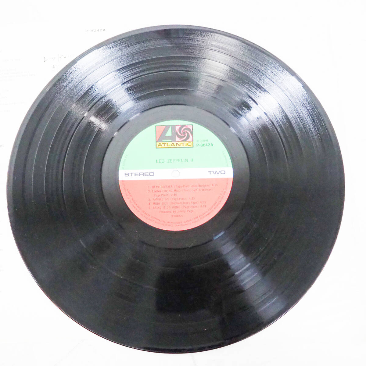 Led Zeppelin レッドツェッペリン Led Zeppelin II レッドツェッペリン2 レコード LP P8042A ATLANTIC S1757_画像5