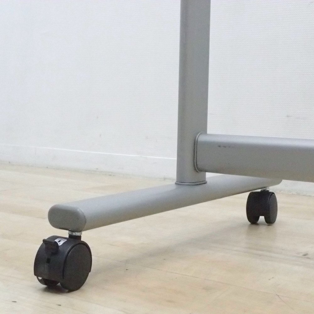 okamura オカムラ コートハンガー 15人用 L956AB Z712 シルバー ハンガーラック W1180 H1700 更衣室 衣類収納 KK18735 中古オフィス家具_画像6