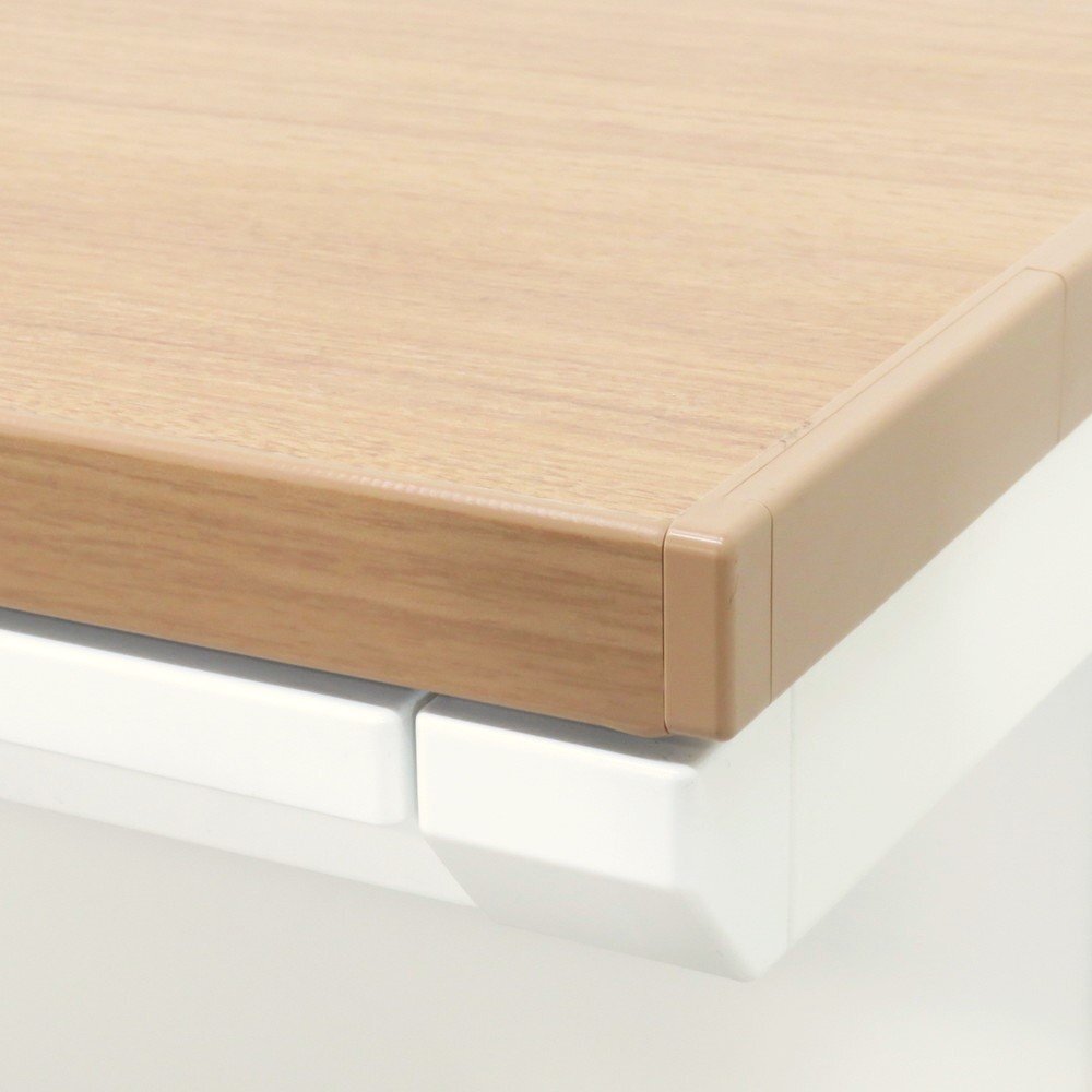 オカムラ アドバンス 平デスク 3V144P MK38 W1200 D600 木目 ホワイト オフィスデスク 引出し アウトレット YH16770-1 中古オフィス家具_画像6