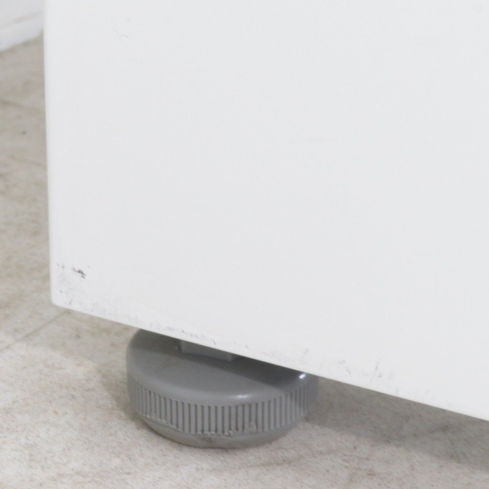 オカムラ アドバンス 平デスク 3V144P MK38 W1200 D600 木目 ホワイト オフィスデスク 引出し アウトレット YH16770-1 中古オフィス家具_画像7