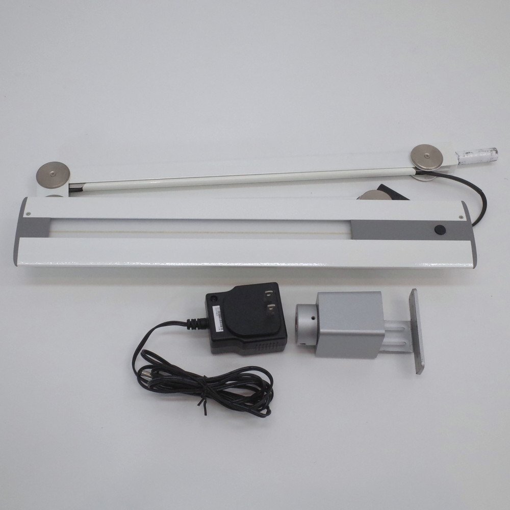 山田照明 Z-Light/ゼットライト デスクライト Z-60MCKW LED照明 シェード幅40cm 昼白色 卓上型 ホワイト 明かり EG16001 中古オフィス家電_画像5