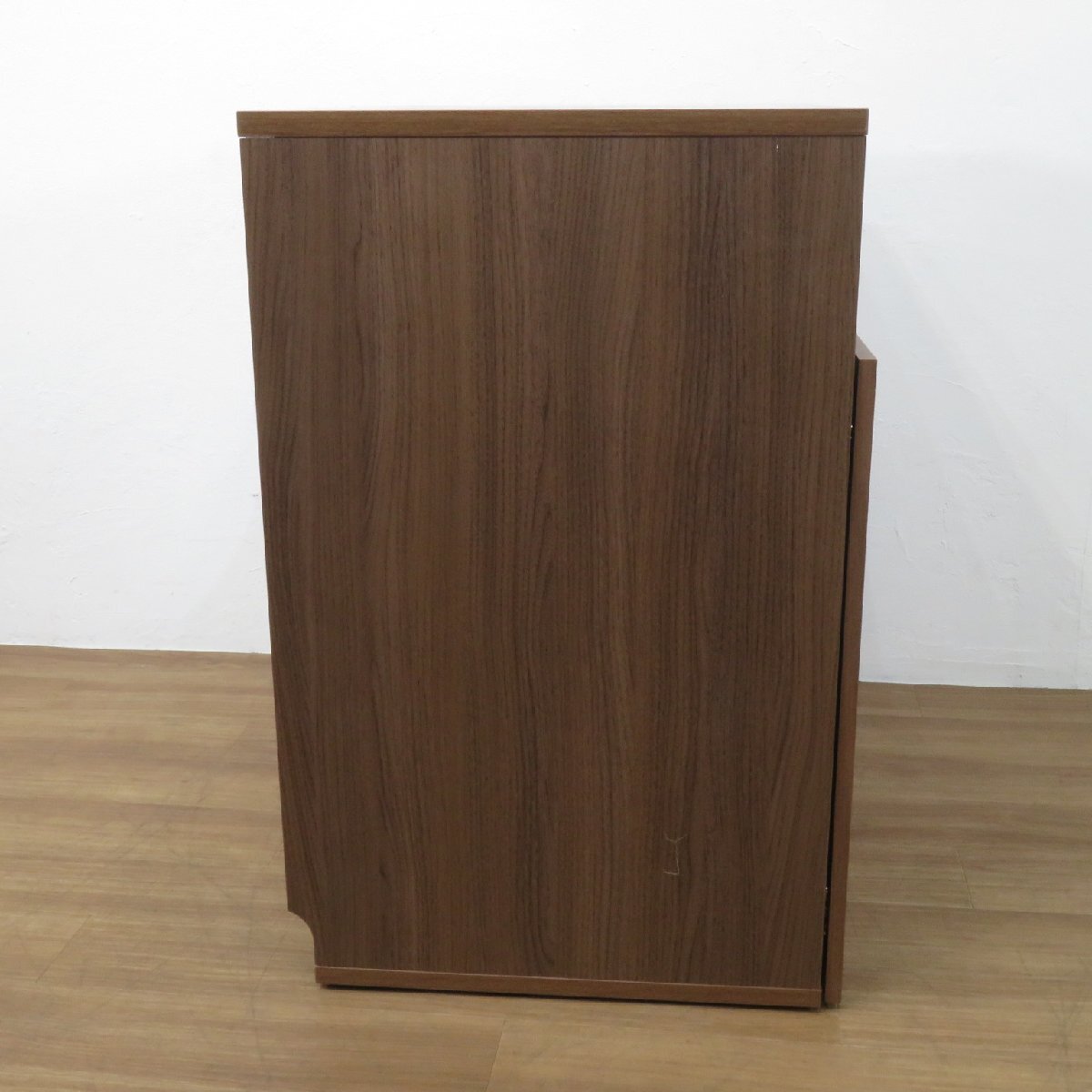 オフィスコム トラッシュユニット ウッド ダストボックス ごみ箱 分別 ゴミ箱収納用カウンター ゴミ箱2個セット AG19573 中古オフィス家具_画像5