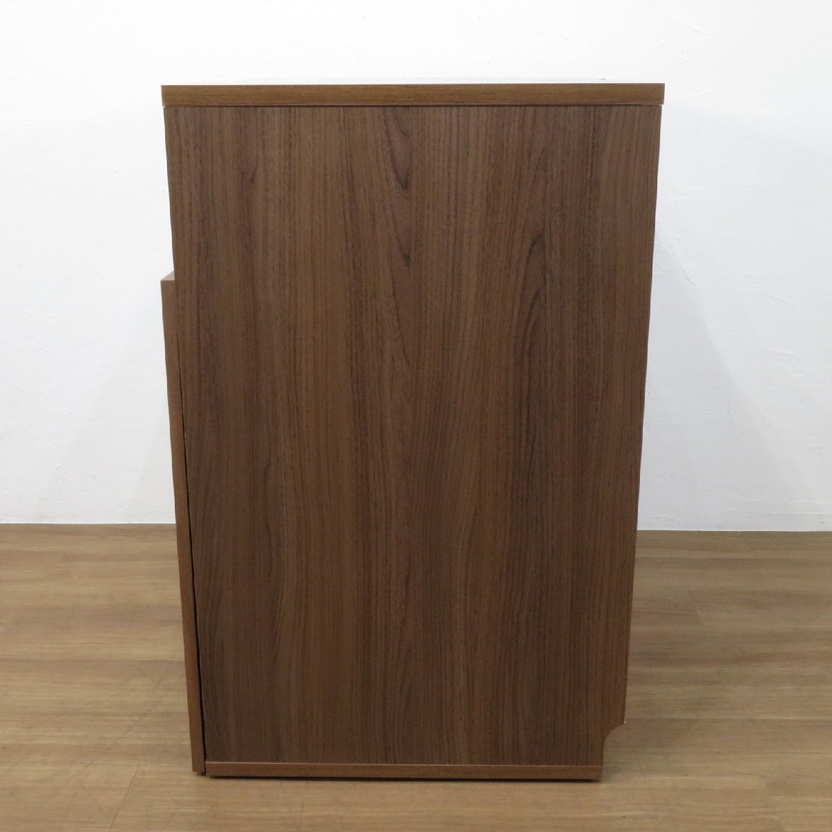 オフィスコム トラッシュユニット ウッド ダストボックス ごみ箱 分別 ゴミ箱収納用カウンター ゴミ箱2個セット AG19573 中古オフィス家具_画像6