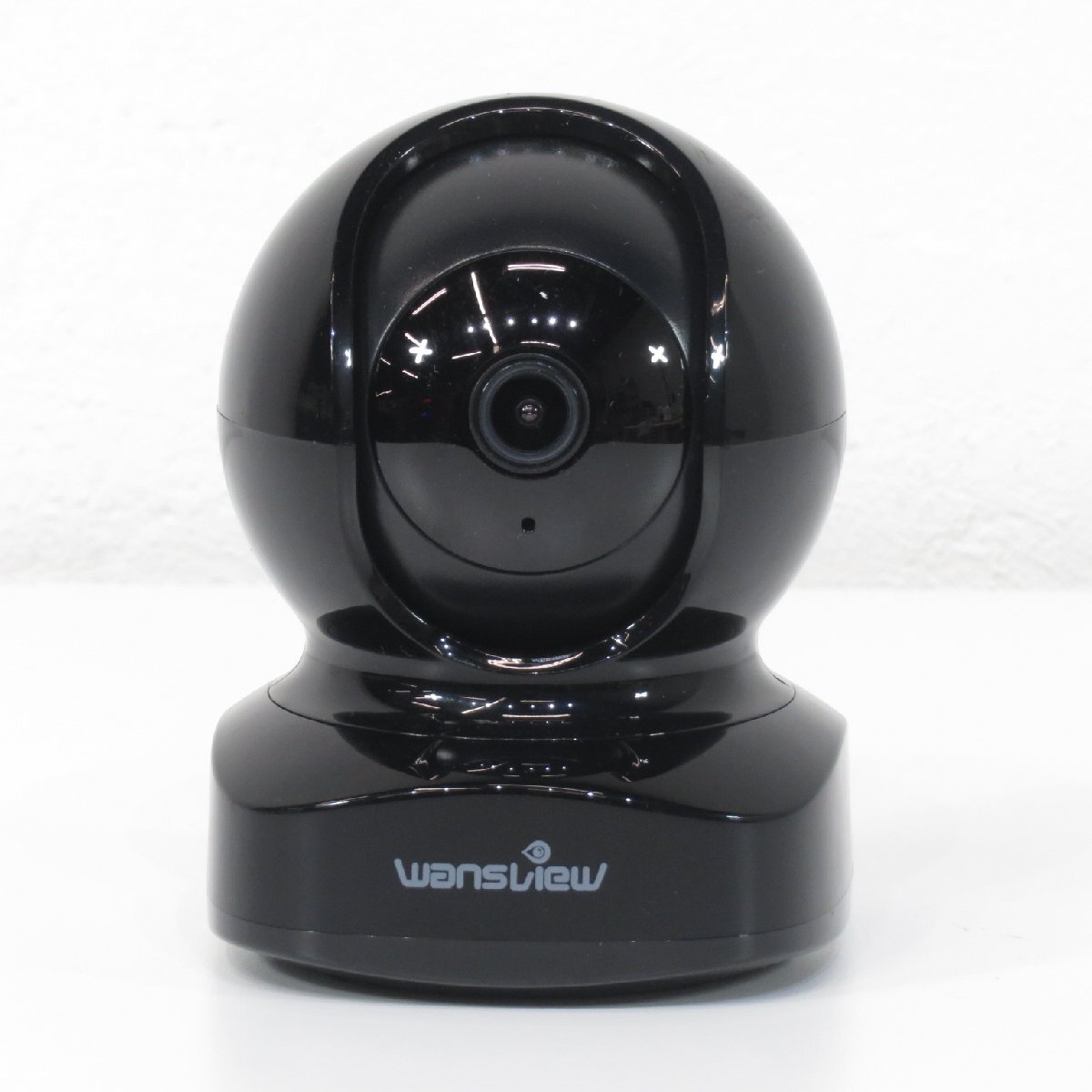 Wansview Q5 Webカメラ ブラック ネットワークカメラ IPカメラ ワイヤレス屋内防犯カメラ ベイビーモニター OA機器 AG19646 中古_画像2