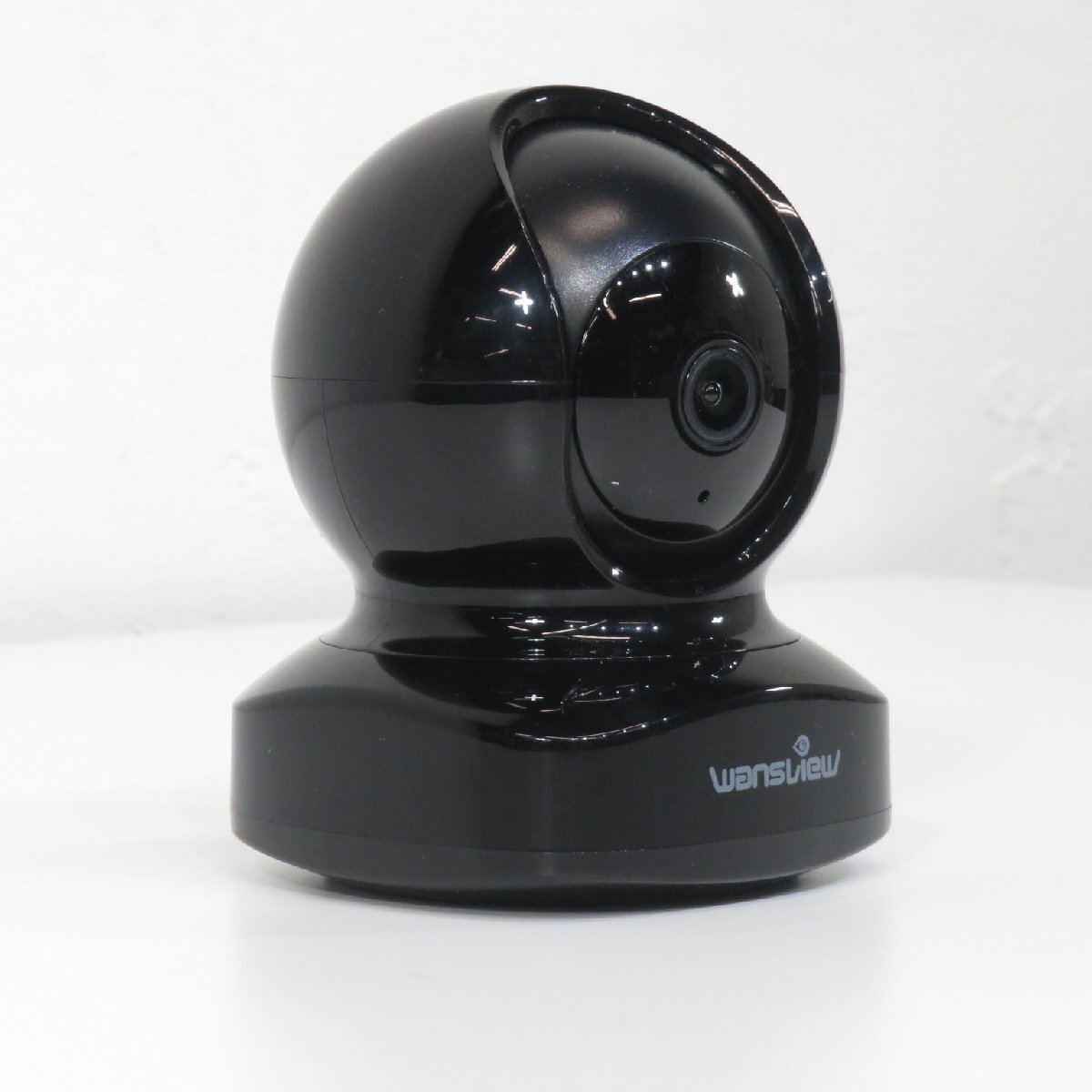 Wansview Q5 Webカメラ ブラック ネットワークカメラ IPカメラ ワイヤレス屋内防犯カメラ ベイビーモニター OA機器 AG19646 中古_画像4