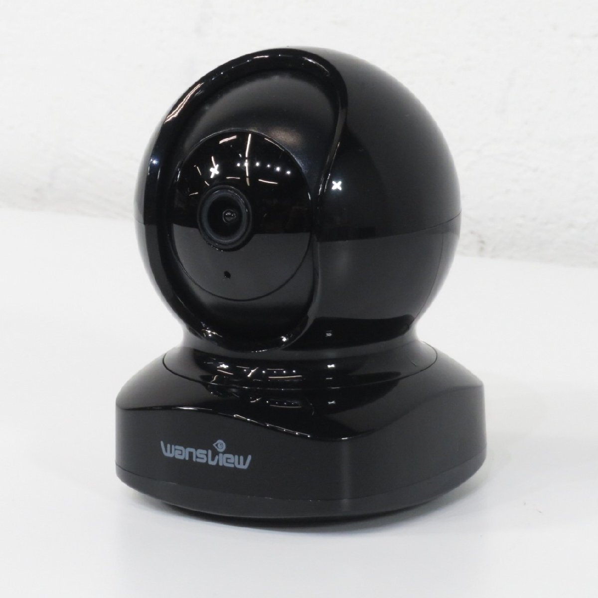 Wansview Q5 Webカメラ ブラック ネットワークカメラ IPカメラ ワイヤレス屋内防犯カメラ ベイビーモニター OA機器 AG19646 中古_画像1