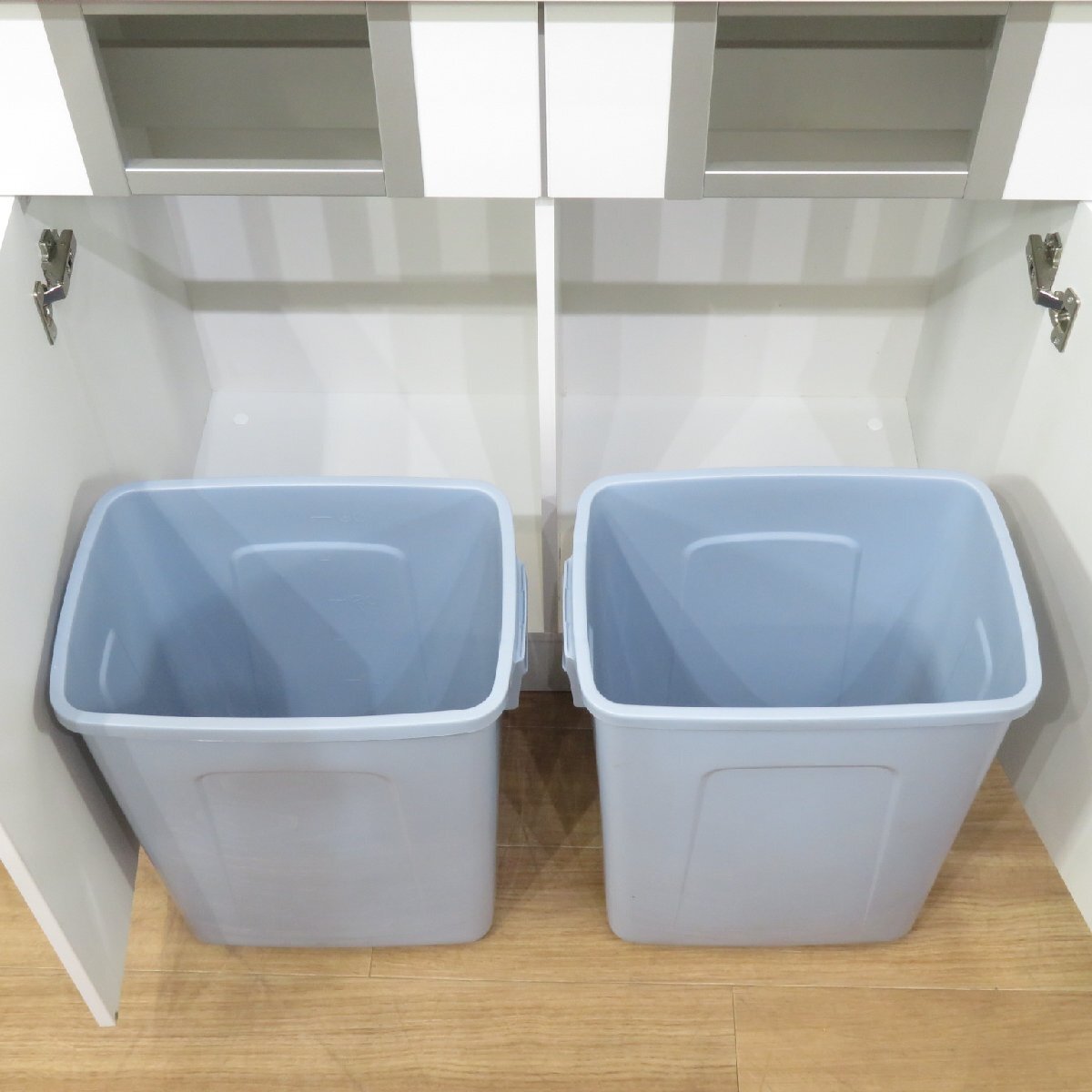 イトーキ トラッシュユニット HAK-9G9AWN-W9 ホワイト ダストボックス ごみ箱 オフィスアクセサリー YH19356 中古オフィス家具_画像8