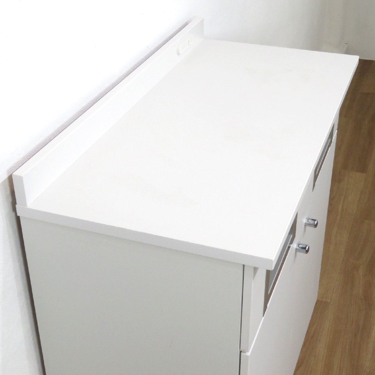 イトーキ トラッシュユニット HAK-9G9AWN-W9 ホワイト ダストボックス ごみ箱 オフィスアクセサリー YH19356 中古オフィス家具_画像4