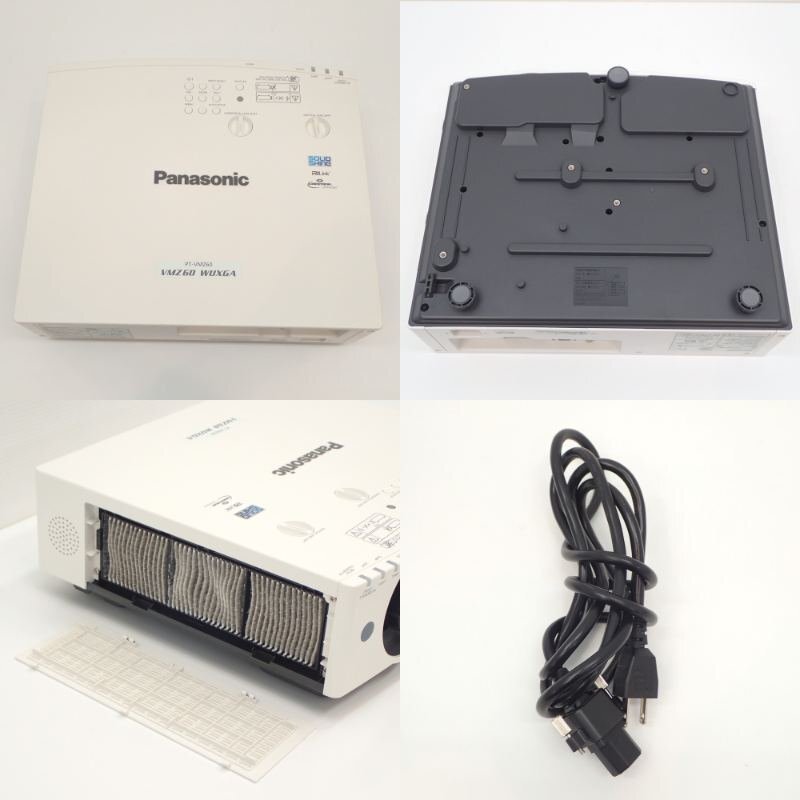 Panasonic Panasonic проектор PT-VMZ60J 6000lm шт. форма корректировка WUXGA белый изображение ..OA оборудование бытовая техника KK19104 б/у офис бытовая техника 