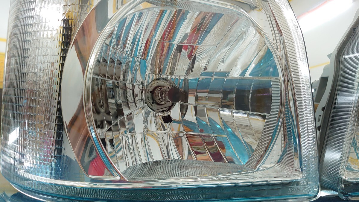 ☆中古品☆ニッサン クリッパー トラック NT100 ヘッドライト 左右セット 純正 DX DA16T DR16T DG16T DS16Tキャリィ キャリー スクラム_画像7