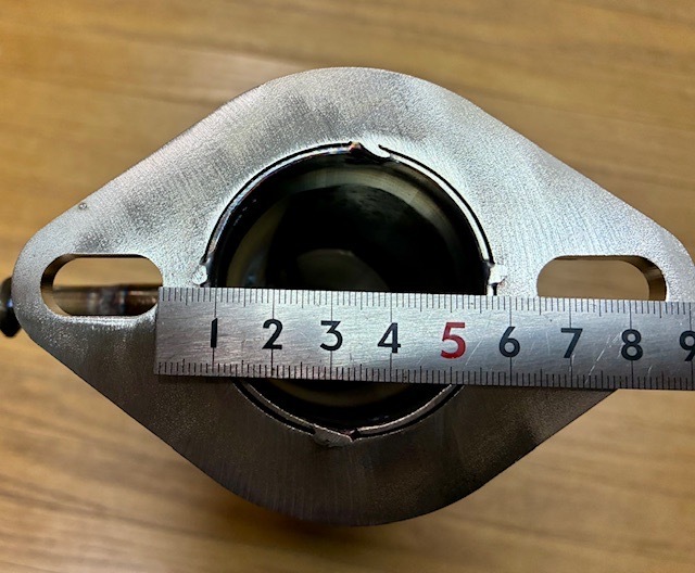 ★★クラウン MS110 鬼クラ フレキシブル触媒ストレートパイプ オールステンレス製 センサー取り付け可能 1Gエンジン タコ足保護 角度調整_画像8