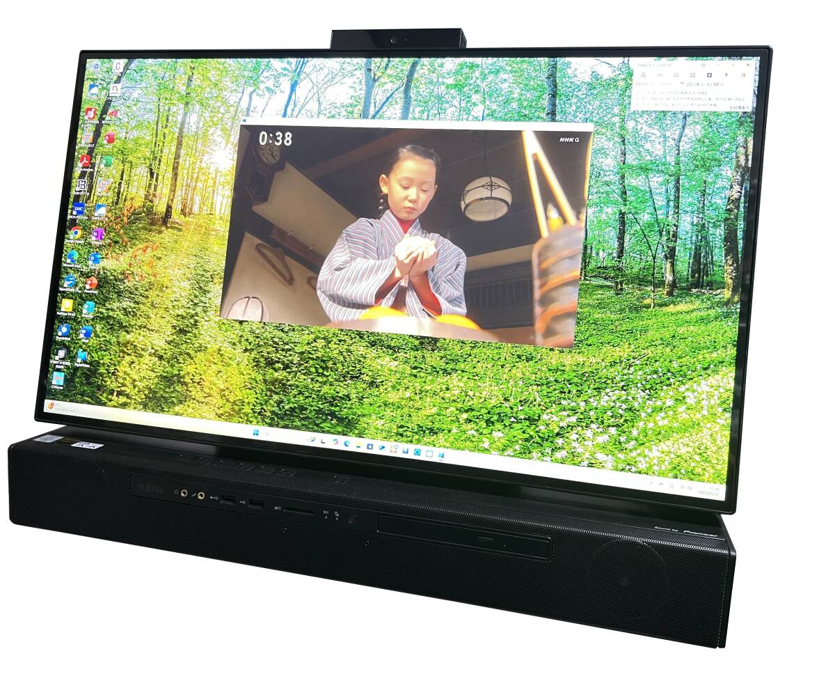 超美品 高年式第9世代最強Core i7-9750H メモリ32GB◆SSD1TB+HDD3TB 27インチ一体型4Kモニター Win11/Office2021Pro/3波TV視聴 録画/WF2/D2_画像1