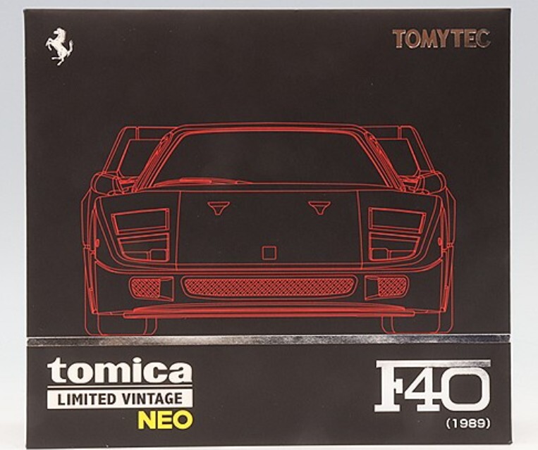 即決! トミカ リミテッド ヴィンテージ ネオ LV-NEO Ferrari フェラーリ F40 (赤) 1989 新品・未使用品_画像1