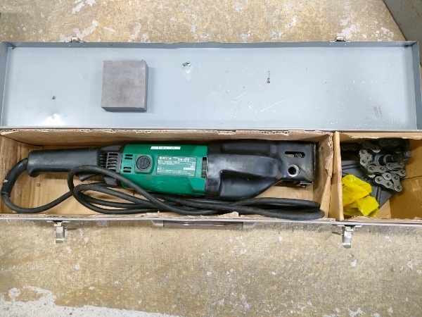 ◎【1円スタート】HiKOKI(旧日立工機) セーバソー CR17Y パイプ外径216mm モータ異音無し 動作確認済み⑤_画像1