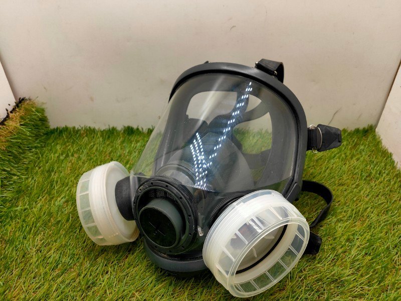 ☆重松製作所 直結式防毒マスク(低濃度用1.0%以下) GM165-1 L_画像1