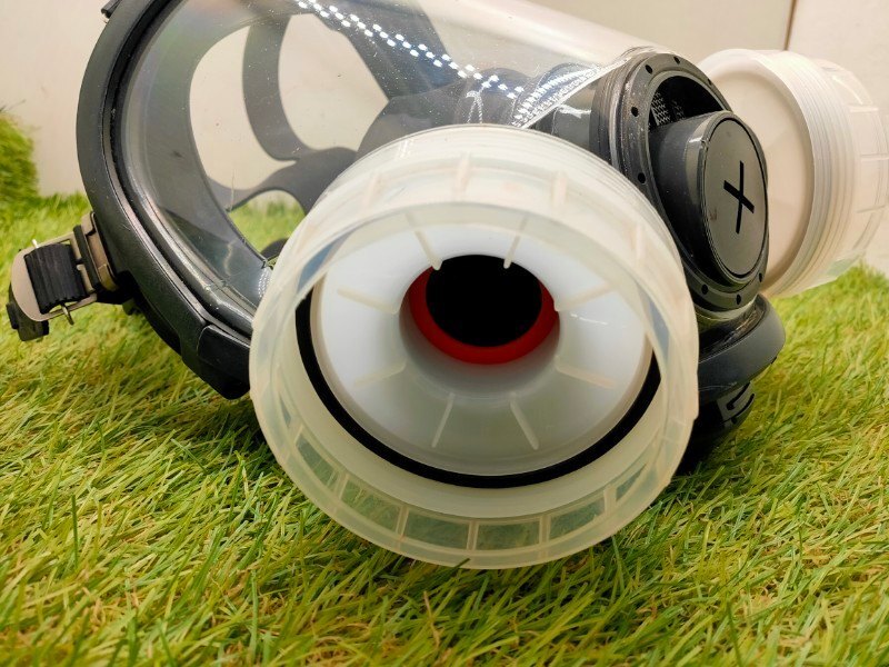 ☆重松製作所 直結式防毒マスク(低濃度用1.0%以下) GM165-1 L_画像3