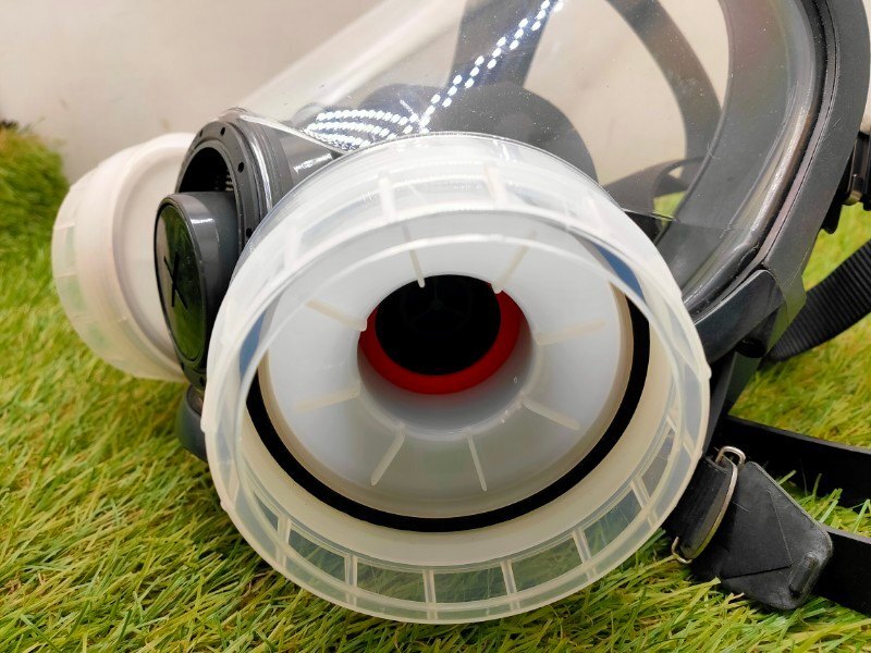 ☆重松製作所 直結式防毒マスク(低濃度用1.0%以下) GM165-1 L_画像4