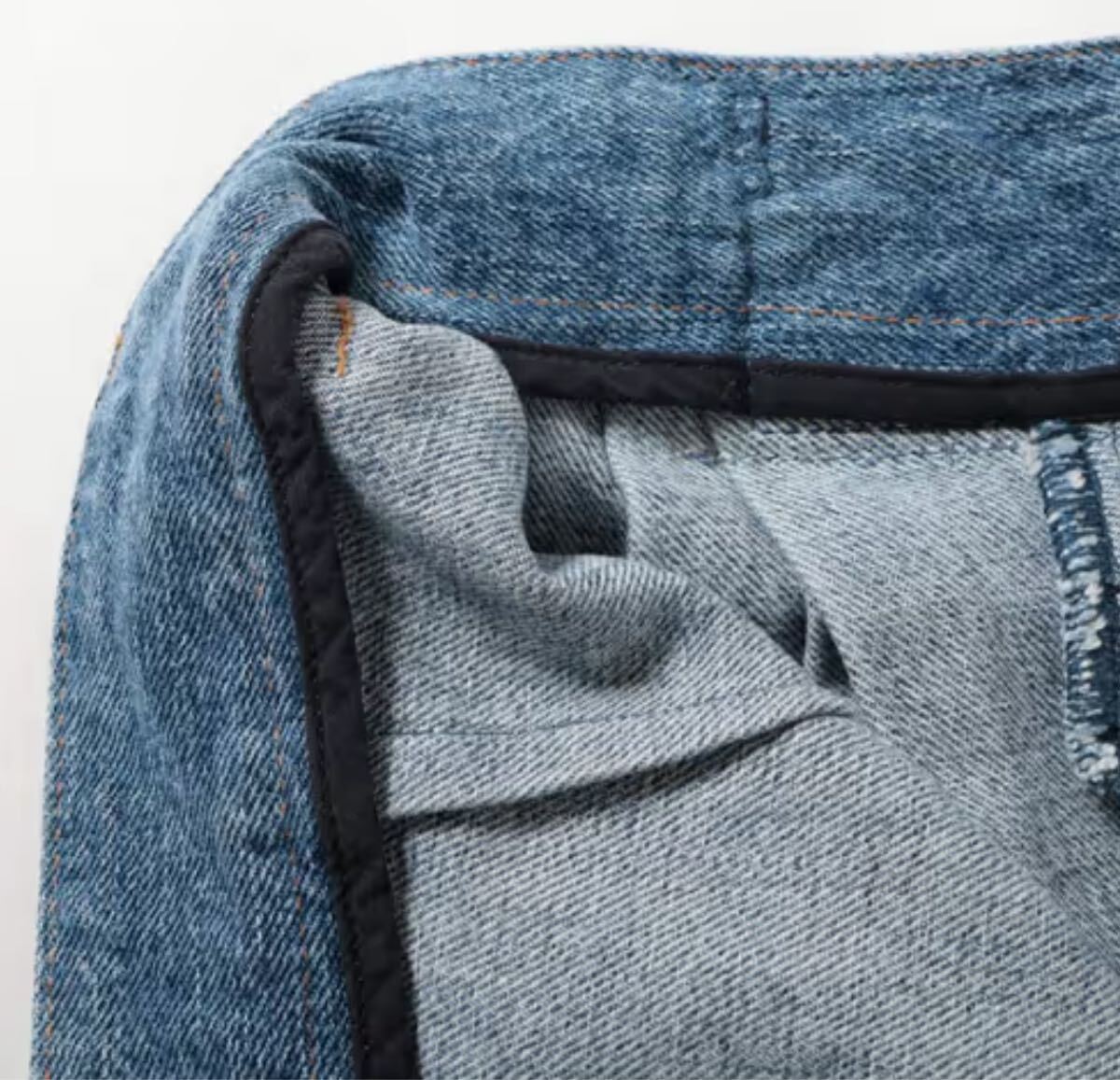 本物 LOEWE ロエベ ドレープ ジーンズ デニム 34 希少サイズ 滝沢眞規子_画像3