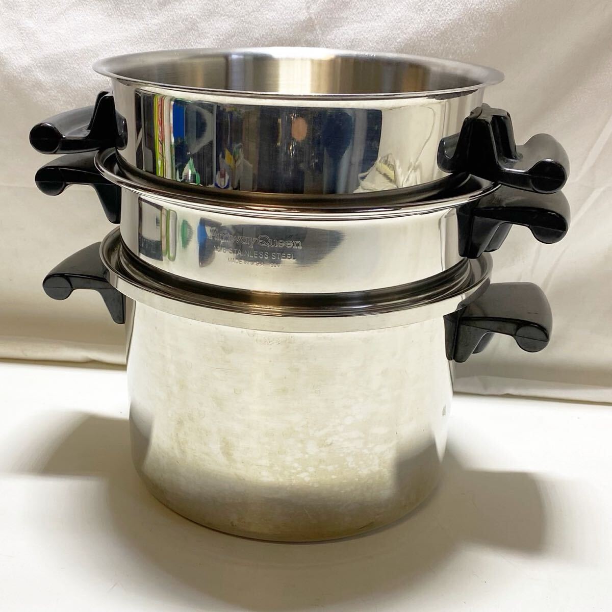 Amway QUEEN Amway Queen кастрюля с одной ручкой кастрюля с двумя ручками смешивание миска комплект 12 пункт [EJ1060]@120