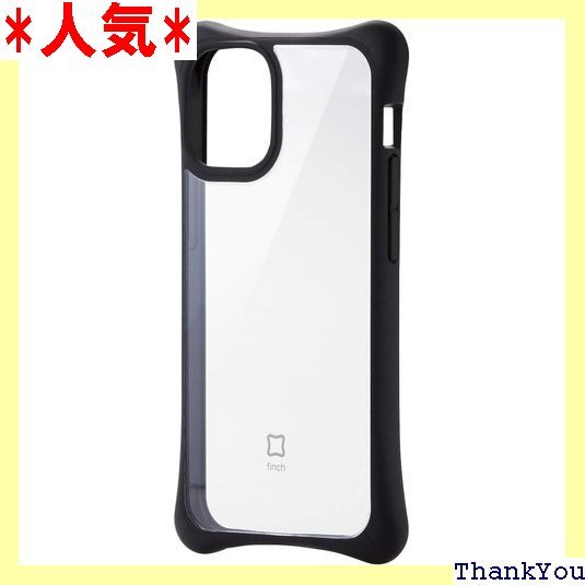 エレコム iPhone 12 mini ケース Qi充 inch クリアブラック PM-A20AHVHH2CRB 48_画像1