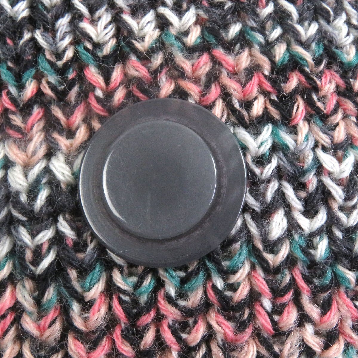 極美品□Missoni ミッソーニ ウール100％ ベルテッド ニットコート ロングカーディガン マルチカラー 42 イタリア製 正規品 メンズ_画像5