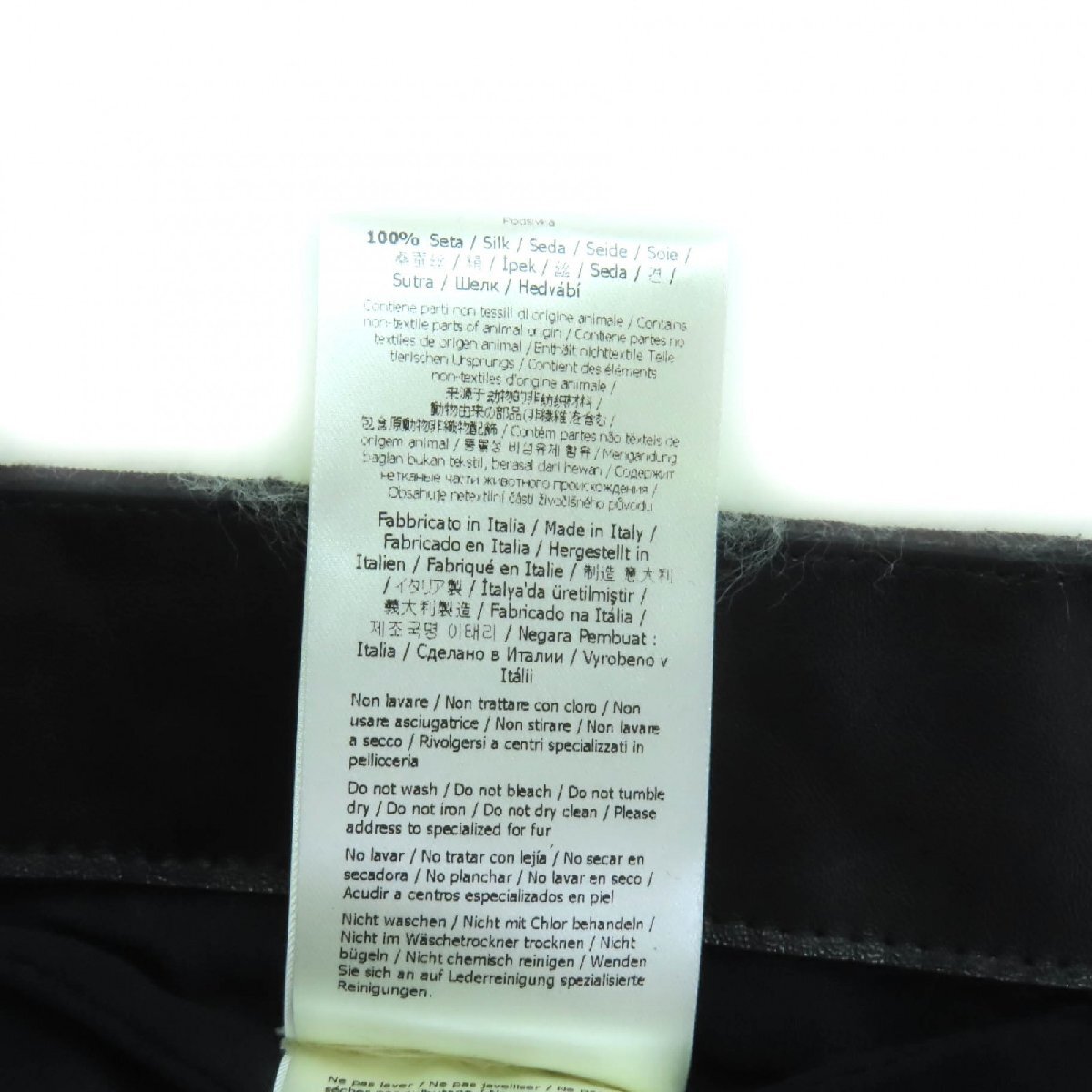  превосходный товар *FENDI Fendi 2017 год производства FNE10F норка поддельный жемчуг есть кожа используя жакет 42 сделано в Италии вешалка *ga- men to есть стандартный товар 