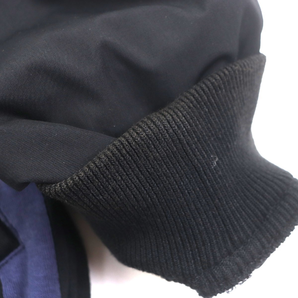 美品▼ISSEY MIYAKE MEN イッセイミヤケ メン ヴィンテージ 筆タグ ボーダー柄 切り替えデザイン ジャケット ブルゾン M 正規品 メンズ_画像8