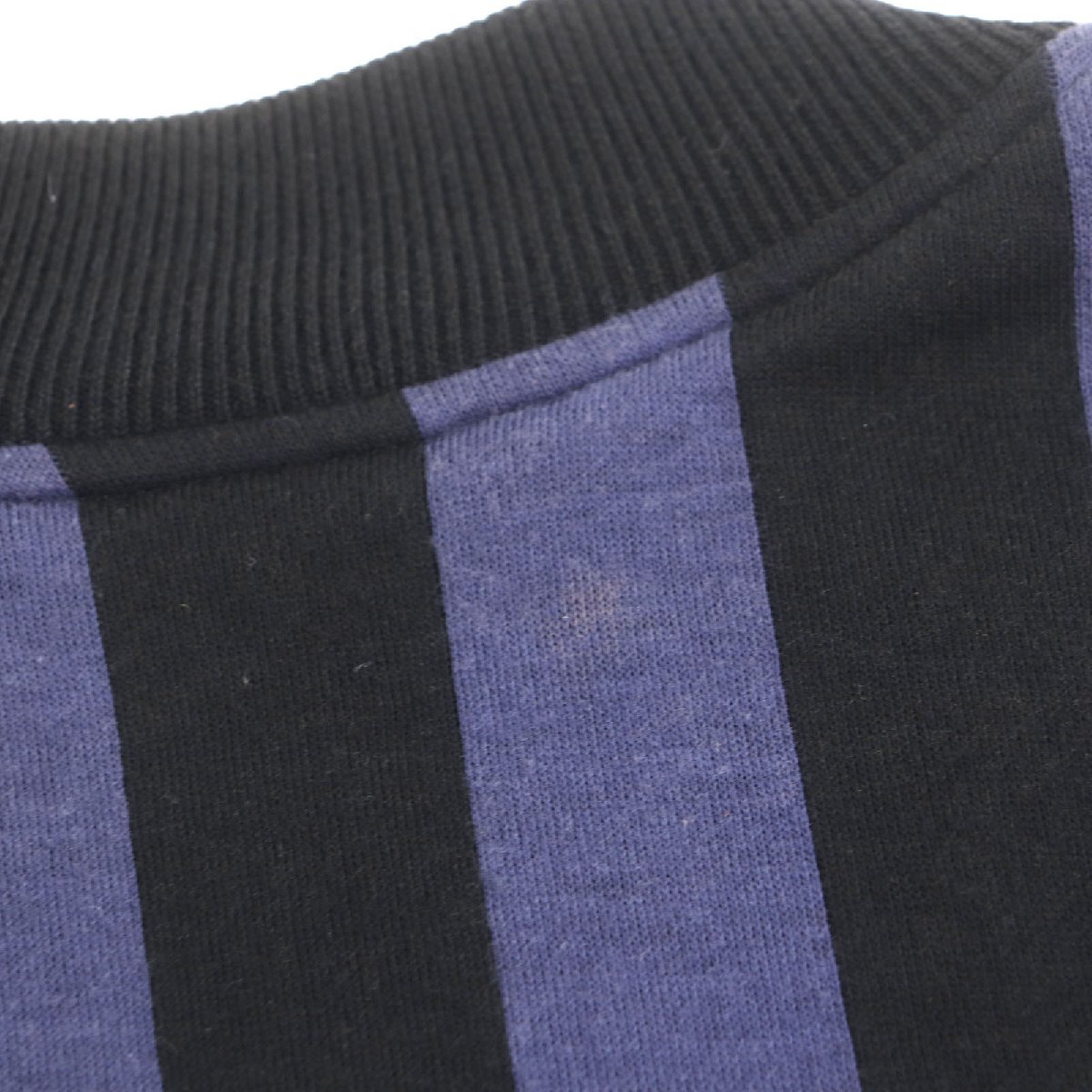 美品▼ISSEY MIYAKE MEN イッセイミヤケ メン ヴィンテージ 筆タグ ボーダー柄 切り替えデザイン ジャケット ブルゾン M 正規品 メンズ_画像9