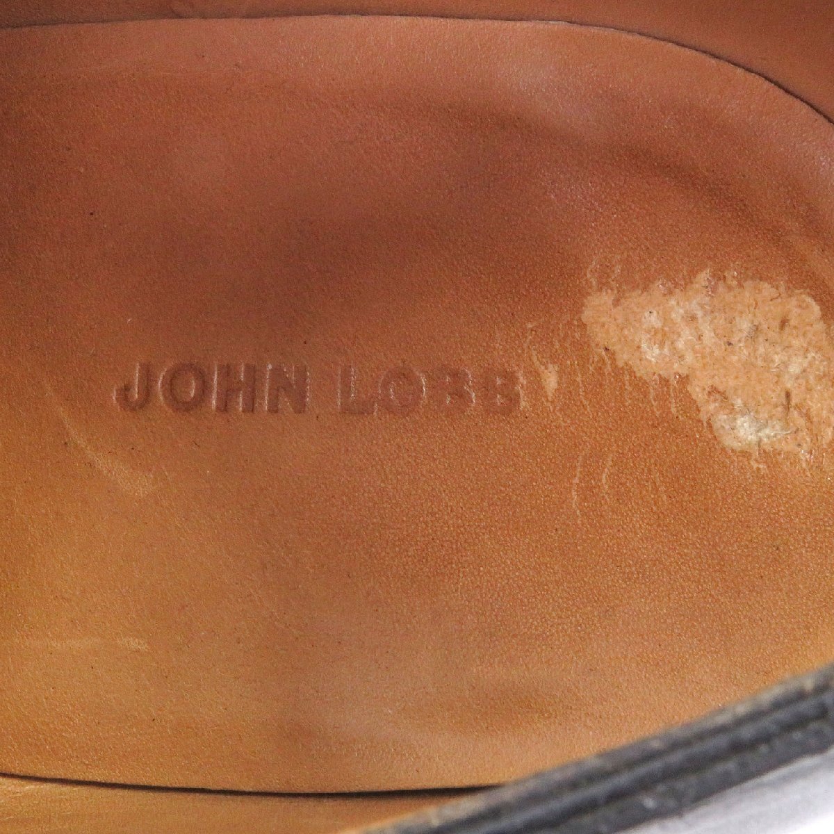 【ドンドン見直し】良品□John Lobb ジョンロブ WILLIAM レザー 9795ラスト ダブルモンクストラップ ドレスシューズ 黒 5.5 英国製_画像7