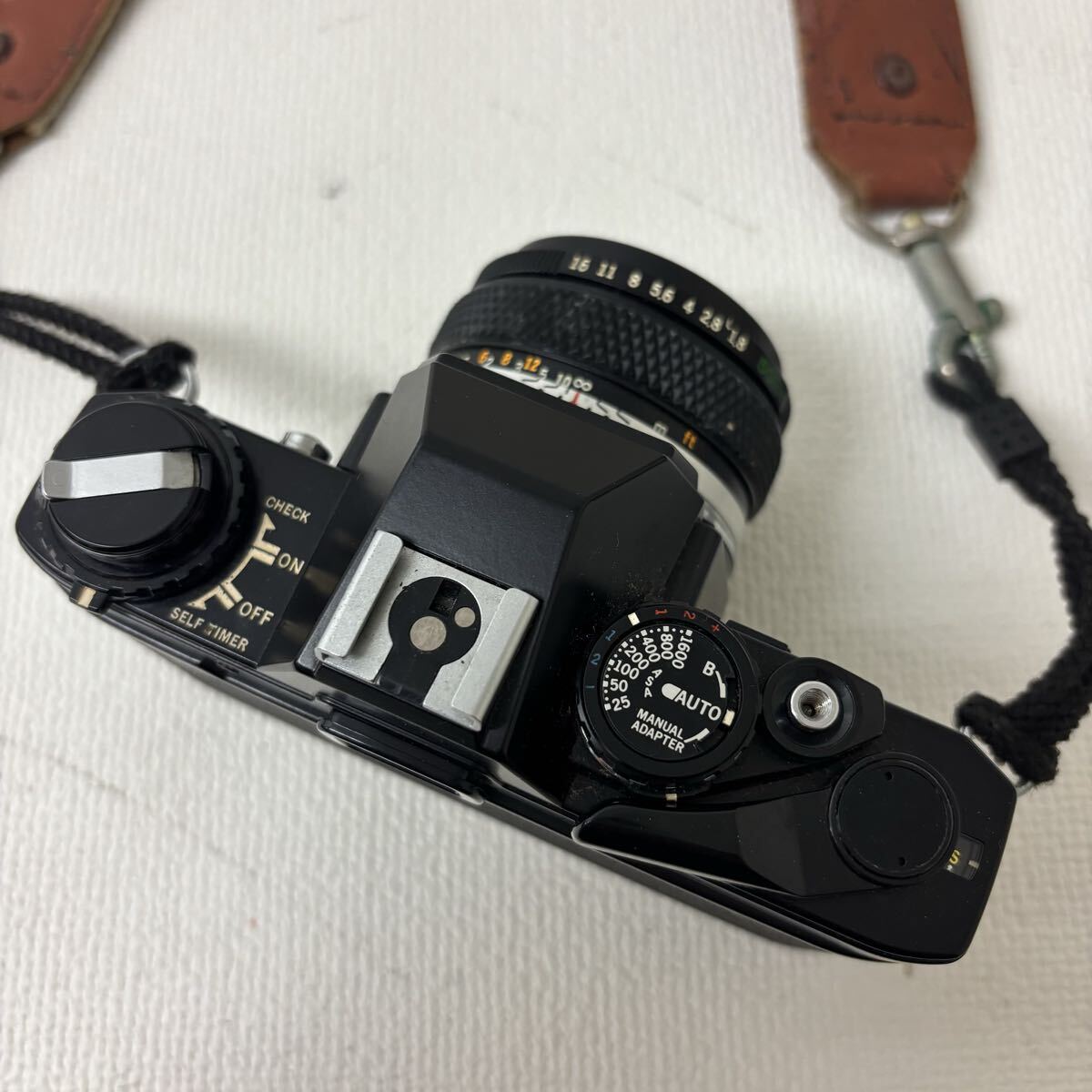 1120G6 OLYMPUS オリンパス 一眼レフ フィルムカメラ OM10 LENS レンズ ZUIKO MC AUTO-S 1:1.8 50mm._画像7