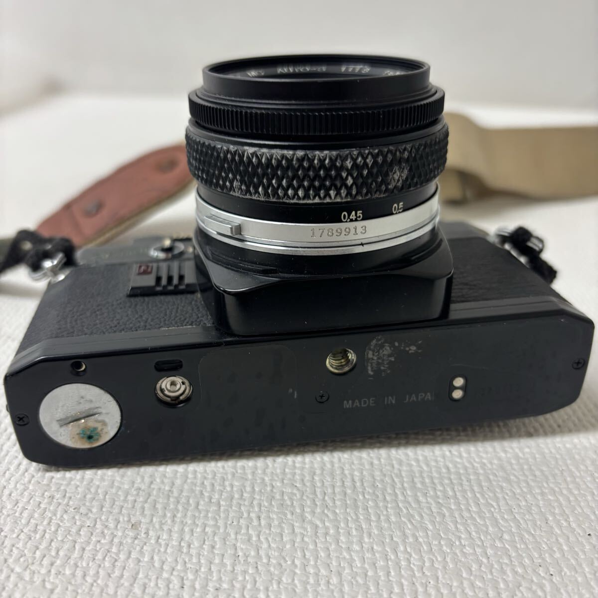 1120G6 OLYMPUS オリンパス 一眼レフ フィルムカメラ OM10 LENS レンズ ZUIKO MC AUTO-S 1:1.8 50mm._画像8