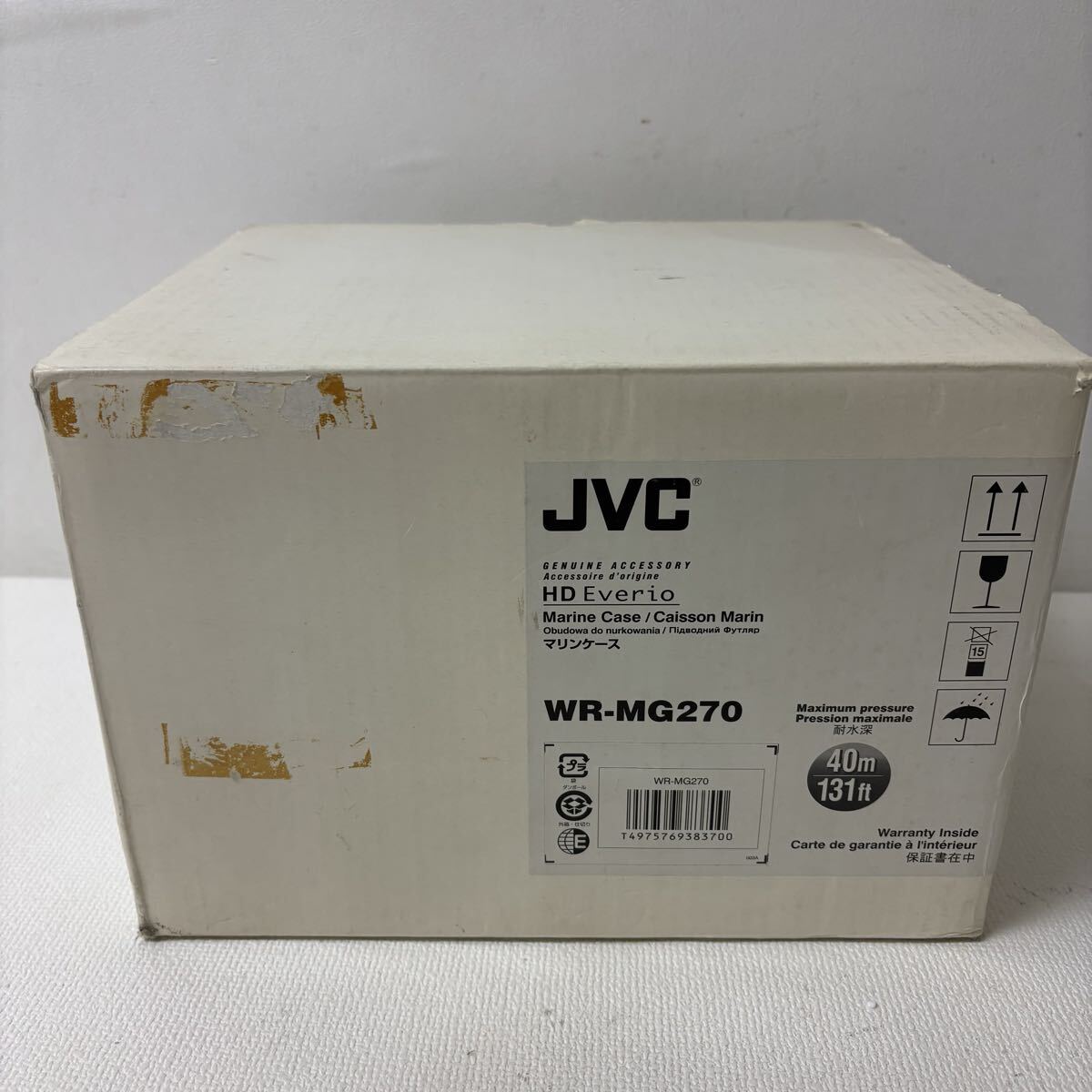 1121P6 未使用★JVC マリンケース WR-MG270 HD Everio エブリオ エヴリオ ビデオカメラケース 耐水深 40m 131ft_画像8
