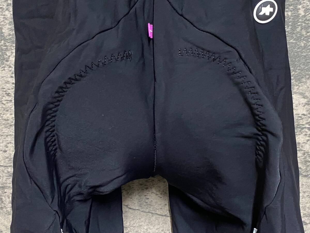 JN764 アソス assos Tiburu Knickers MILLE ビブニッカー 黒 XS 裏起毛_画像4