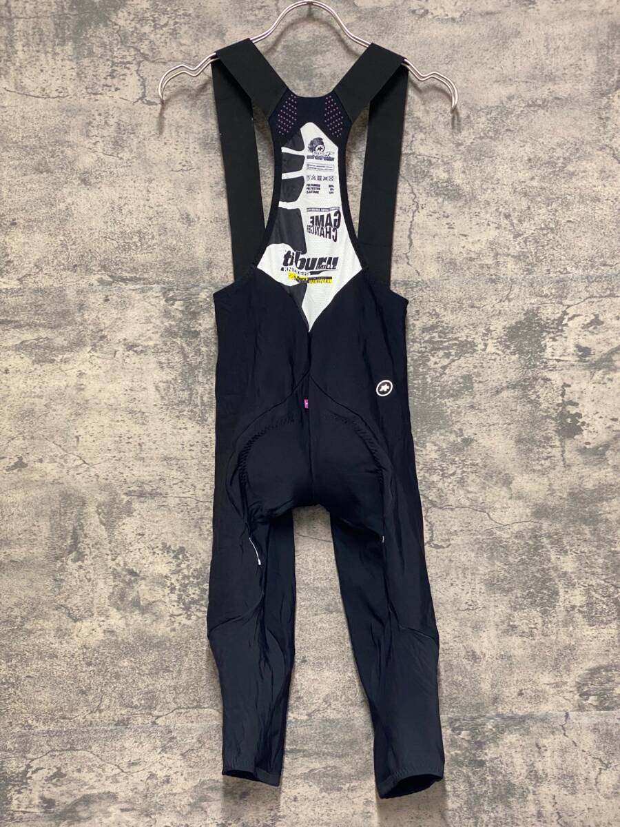 JN764 アソス assos Tiburu Knickers MILLE ビブニッカー 黒 XS 裏起毛_画像2