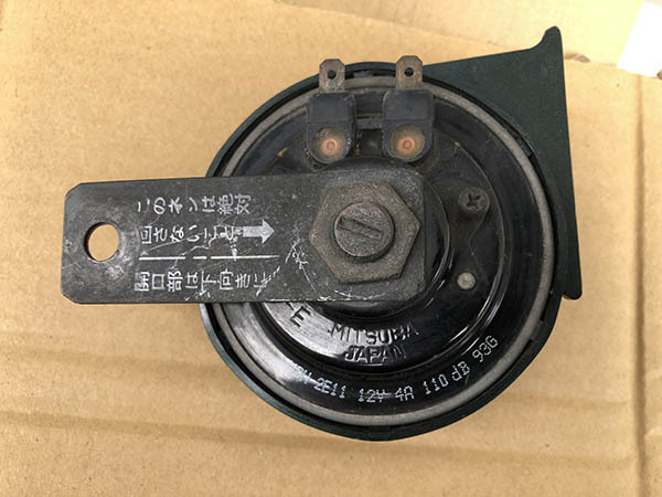 ミツバ アルファホーン MBH-2E11 MITSUBA ALPHA HORN ホーン 12V 480Hz 警報器_画像3