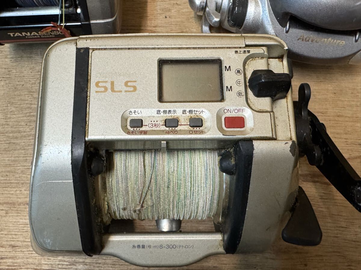 SHIMANO TM4000/ RoyBi XS700T/ DAIWA GS-60 電動リール 釣具 リール まとめ　3点セット　ジャンク_画像2