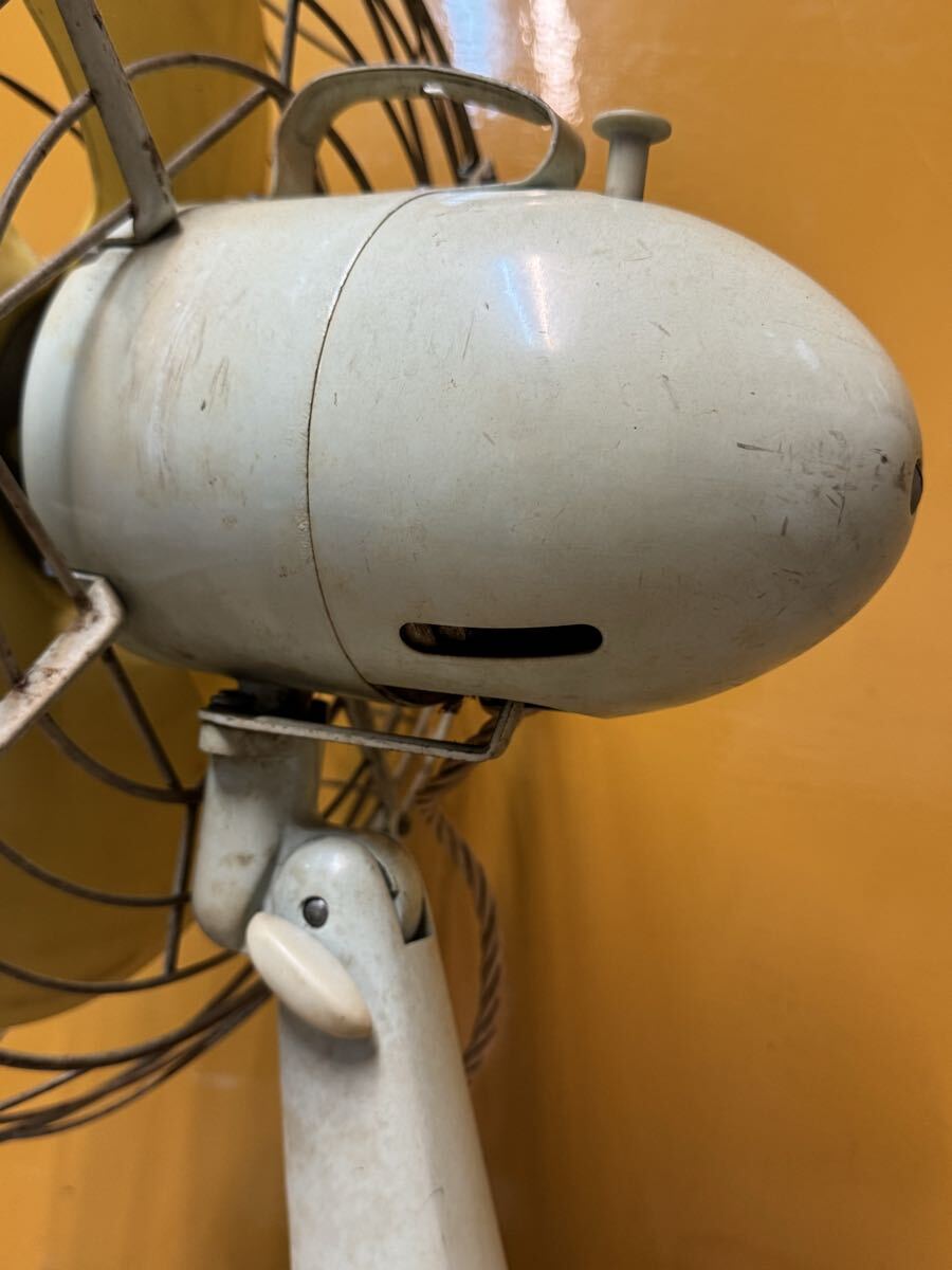 東芝 扇風機 4枚羽 FAN-DIA 30CM アンティーク　現状品　ジャンク_画像8