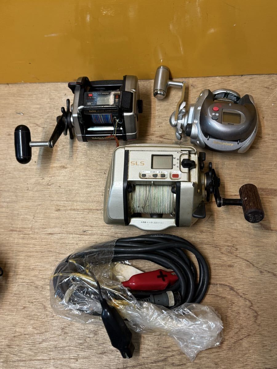 SHIMANO TM4000/ RoyBi XS700T/ DAIWA GS-60 電動リール 釣具 リール まとめ　3点セット　ジャンク_画像1