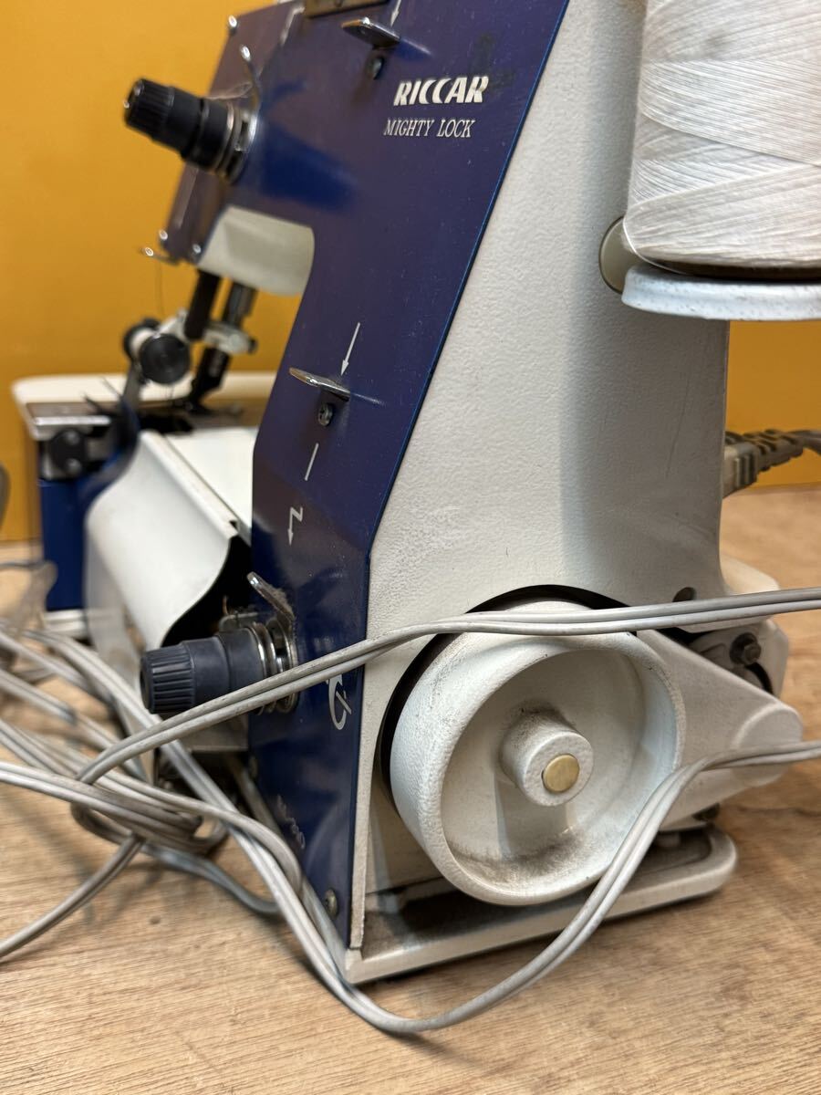 RICCAR リッカー RL-310 ロックミシン フットコン 現状品　ジャンク_画像9