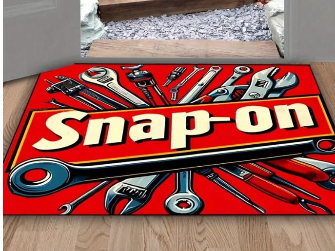 Snap-on スナップオン type4 特大サイズ 800x490mm フロアマット ガレージマット SL V ALPINA E46 E39 E36 F30 X5 F10 3シリーズ 5シリーズ_画像1