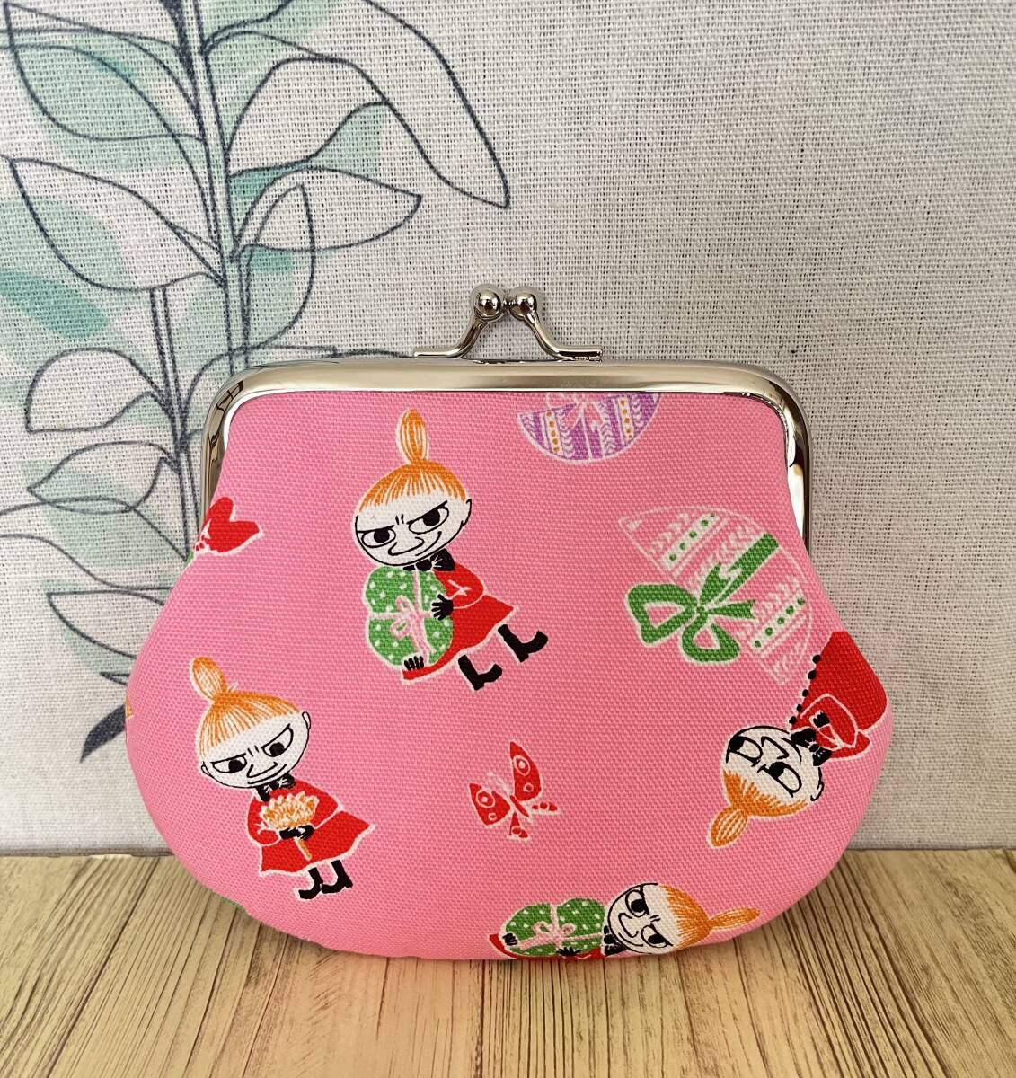 がま口 / ポーチ/ 財布 / 小物入れ / ハンドメイド ☆ リトルミイ・ピンク・16_画像1